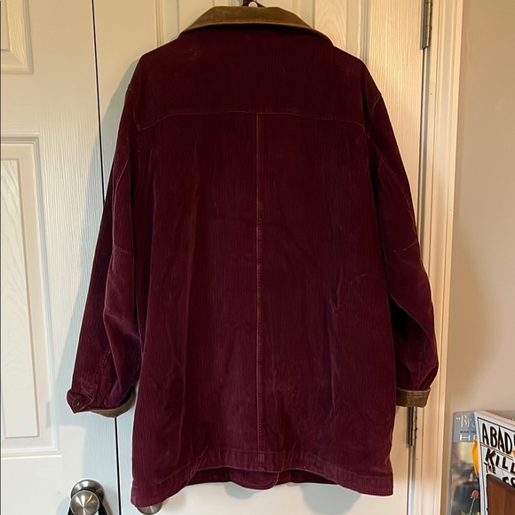 L.L. Bean Women’s Corduroy Chore Utility Jacket XXL Lined - Picture 5 of 6